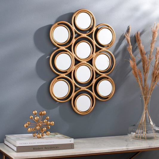 Constellation - 29202 by Surya in gold and antiqued. Made from manufactured wood in a modern style.