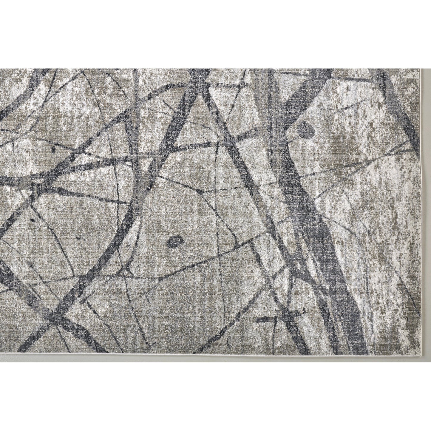 005 SI-1752434,SI-1752435,SI-1752436,SI-1752437,SI-1752439,SI-1752440 | Closeup | Kano Transitional Rug - 3877F by Feizy in taupe, gray, ivory. Made from polypropylene, polyester in a unique style.
