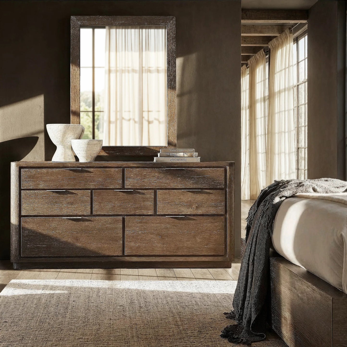 008 SI-2513519 | Lifestyle | Outline Dresser by Bernhardt in cassel. Made from wood in a transitional style.
