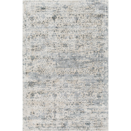 IRN-1001 Rug by Surya in medium green, ivory. Made from 100% wool in a unique style.