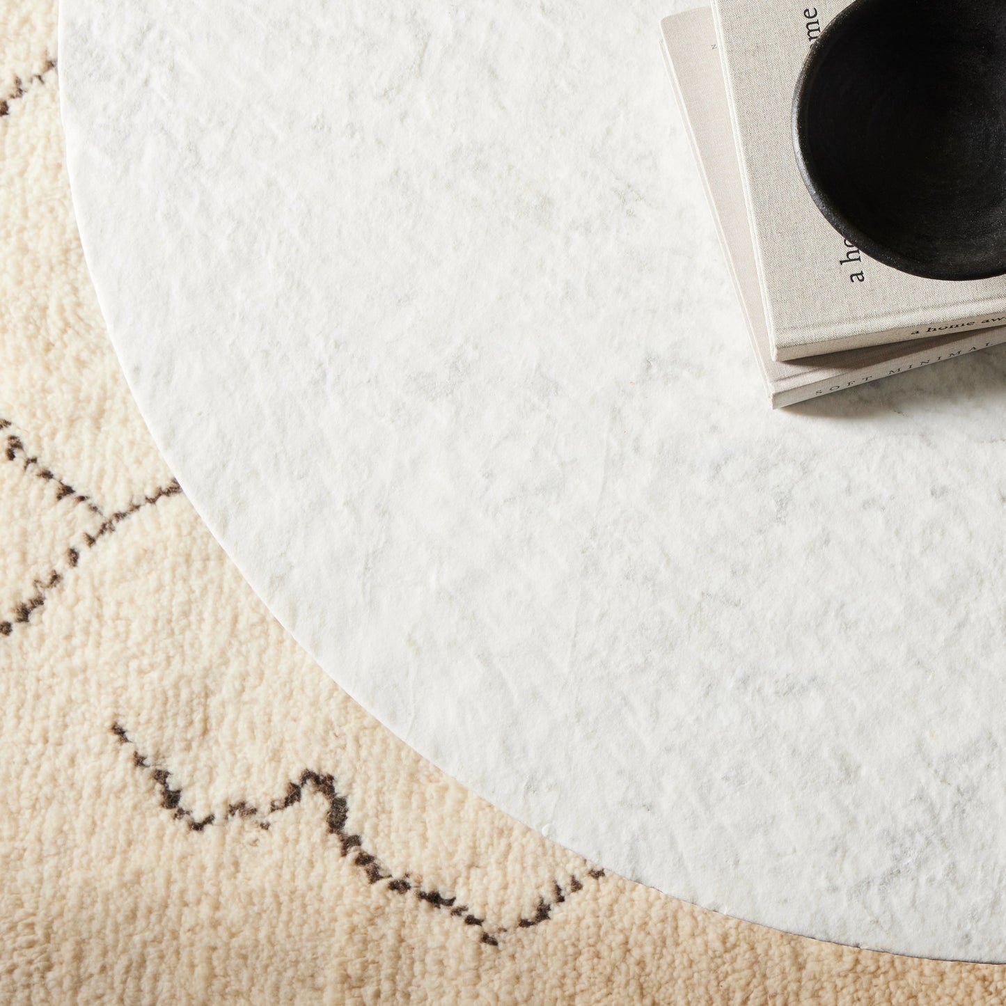 025 S-279309 | Lifestyle | Felix Round Coffee Table by Four Hands. Made from unique in a modern style.