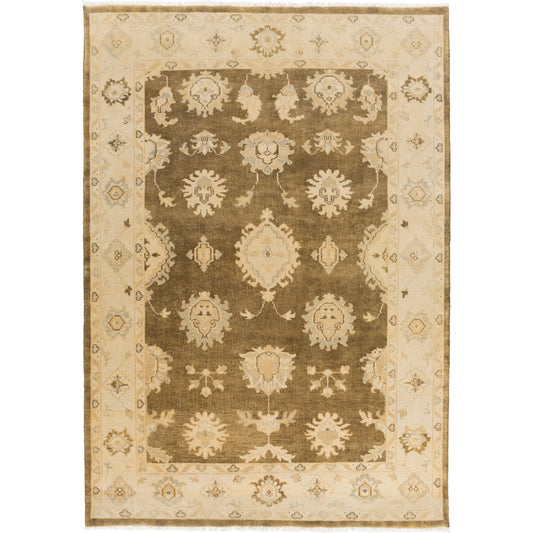 Istanbul Rug - 1862 by Surya in light olive, taupe, light brown, light sage. Made from 100% new zealand wool in a unique style.