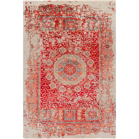 Ivorine Rug - 22374 by Surya. Made from 50% new zealand wool, 50% viscose in a unique style.