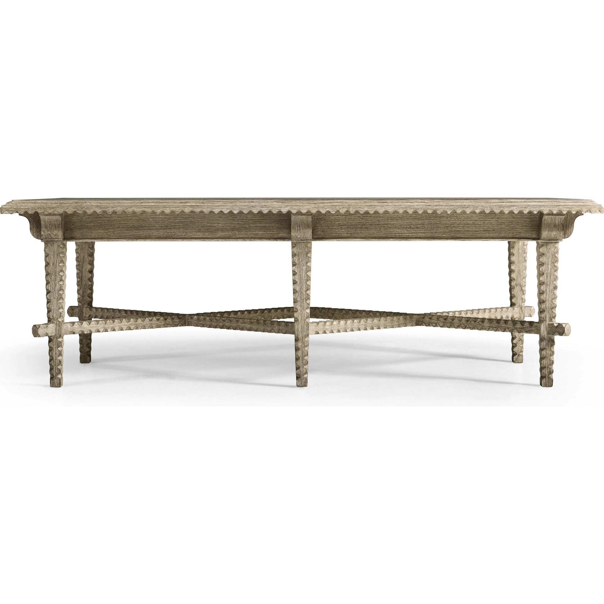 Stratford Coffee Table by Jonathan Charles in grey and greyed oak. Made from oak, oak veneer in a transitional style.