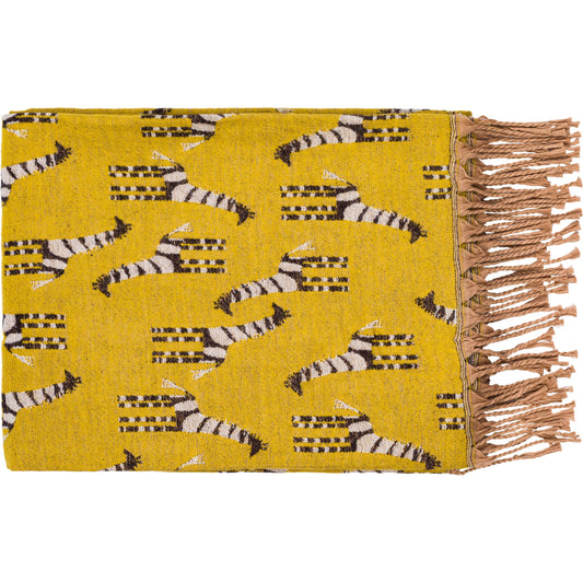 Jacquie - 32545 by Surya in charcoal, mustard. Made from 50% acrylic, 50% cotton in a eclectic & global style.