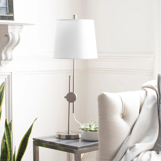 Jace - 23748 by Surya in translucent, white, metallic nickel, ivory and white, silver. Made from polyester, metal in a modern style.