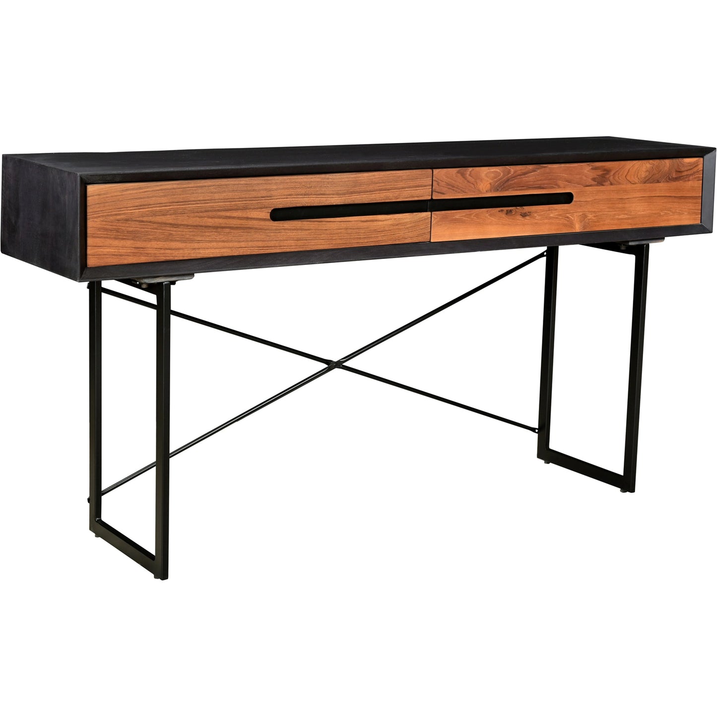 001 SI-2122096 | Additional Silo | Vienna Console Table by Moe's Home Collection. Made from solid reclaimed teak doors, solid mango, steel legs, mdf in a unique style.