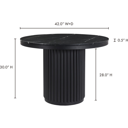 Tower Dining Table by Moe's Home Collection. Made from unique in a transitional style.