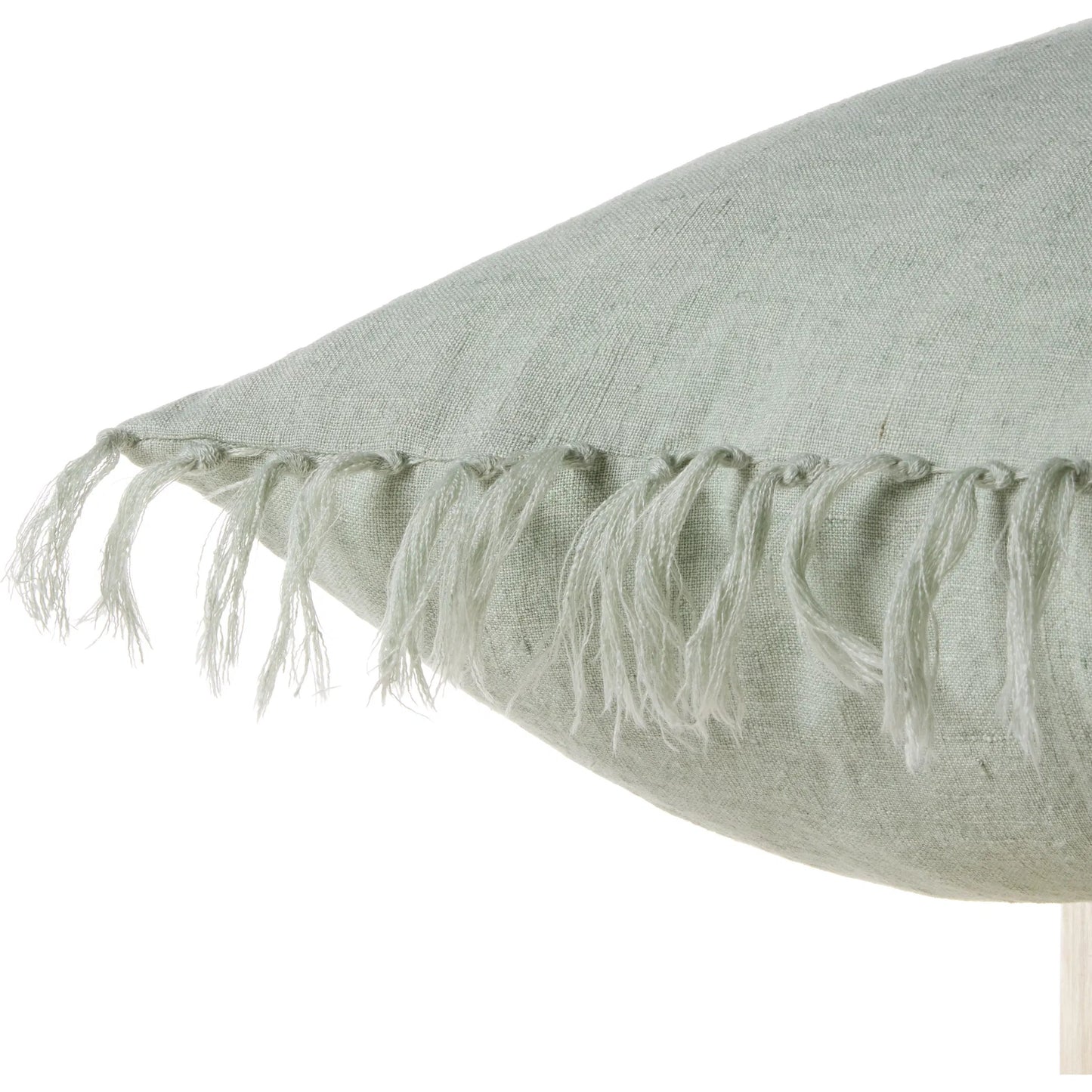 030 SI-2354627,SI-2354628,SI-2354629,SI-2354630,SI-2354631,SI-2354632 | Closeup | Jemina JEM01 Pillow by Jaipur Living. Made from 100% linen in a coastal style.