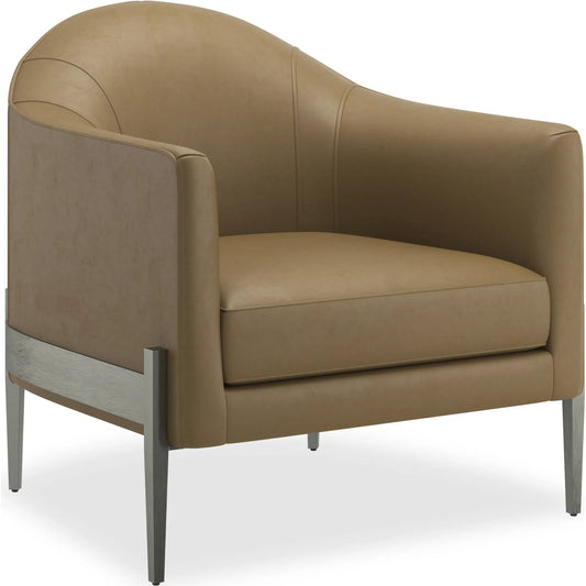 Rebound Chair by Caracole in smoked stainless. Made from metal in a traditional style.