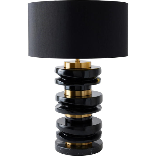 002 SI-2523974 | Primary Silo | Meteor Table Lamp by Global Views. Made from marble, metal, resin in a modern style.