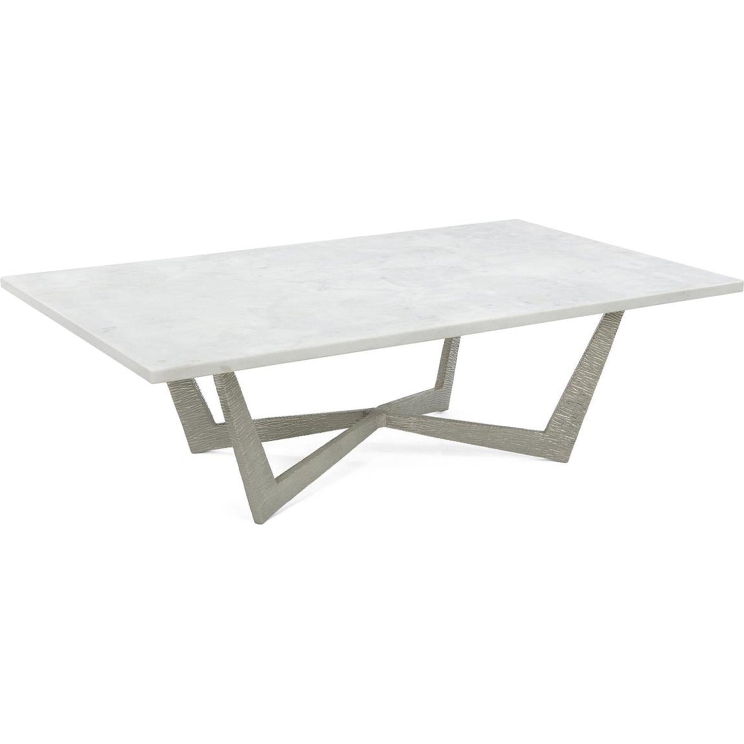 001 SI-1904036 | Additional Silo | Cocktail Table in Nickel with Marble Top by John-Richard in nickel. Made from nickel in a modern style.