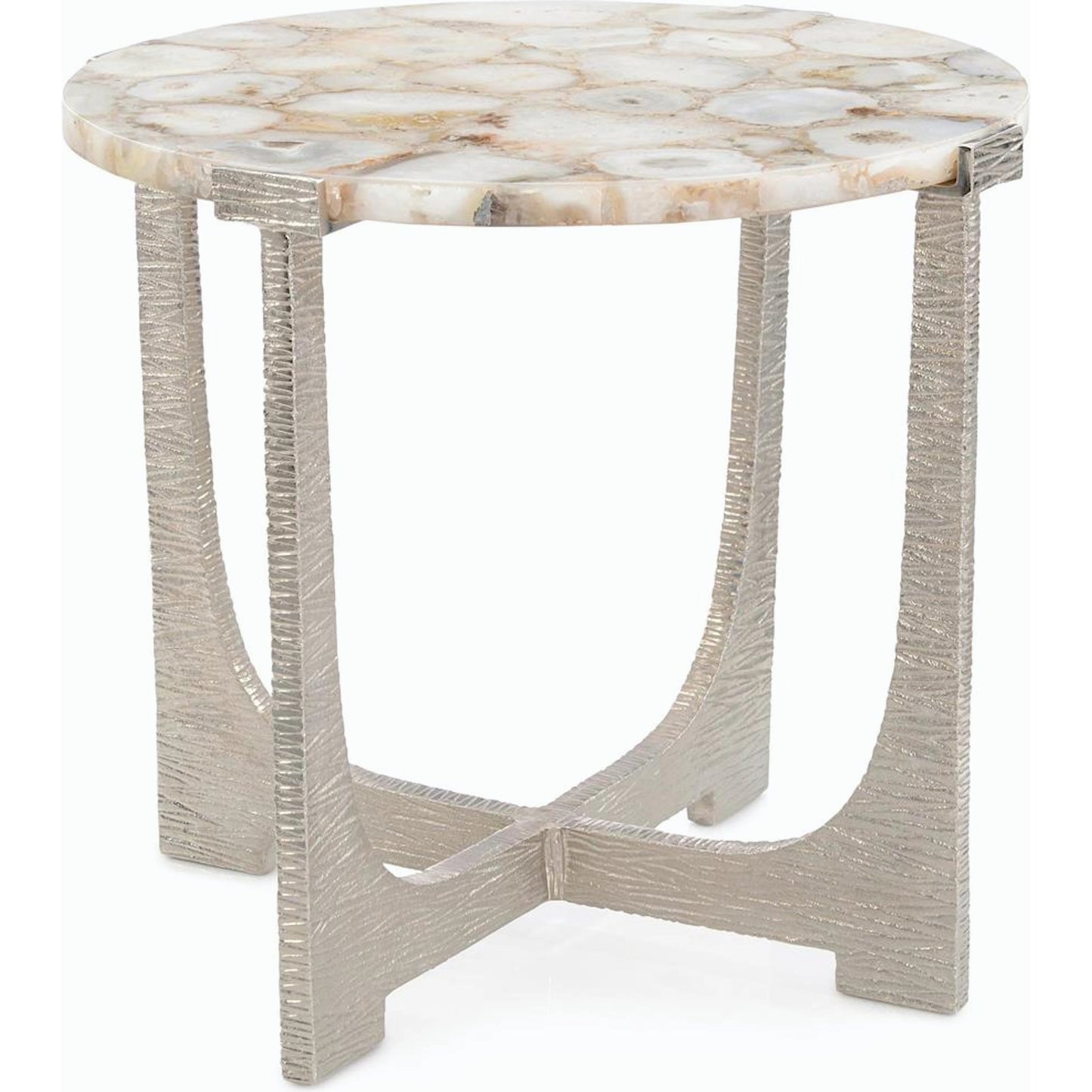 001 SI-2171938 | Primary Silo | Unity Round Agate End Table by John-Richard. Made from unique in a modern style.