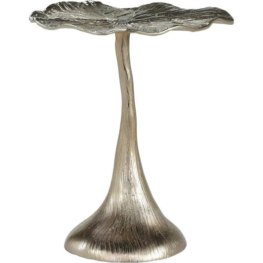 Lily Pad Accent Table, Small by John-Richard in brass. Made from unique in a modern style.