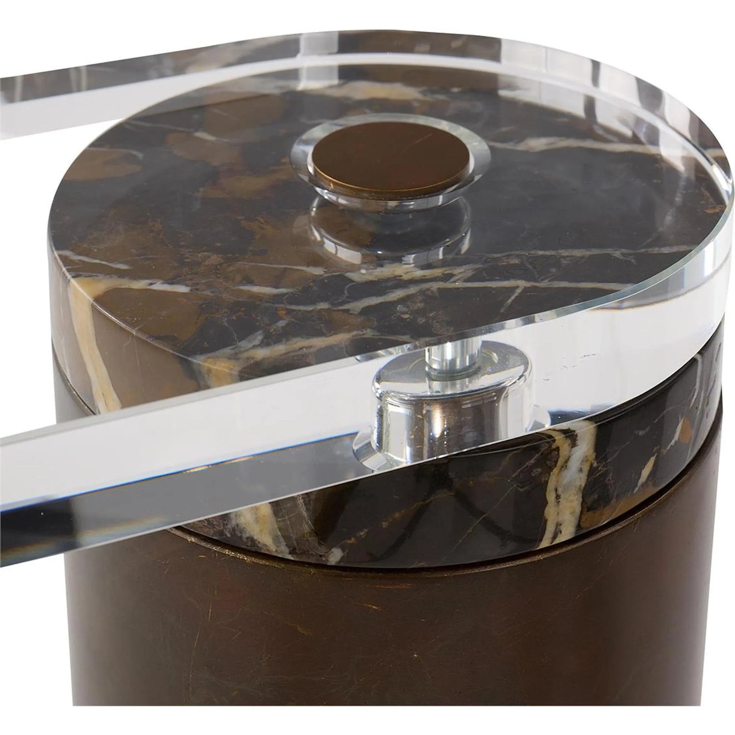 002 SI-2629437 | Unknown | Overhang Accent Table by John-Richard. Made from unique in a unique style.