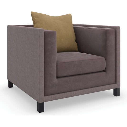 Tuxedo Chair by Caracole in brushed deep bronze. Made from unique in a eclectic & global style.