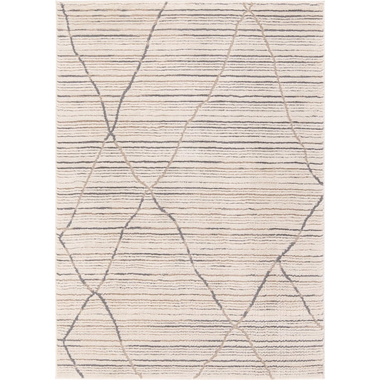 Jaida JID18 Rug by Jaipur Living in ivory, brown, gray, black. Made from unique in a unique style.
