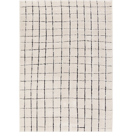 000 SI-2354585,SI-2354587,SI-2354588,SI-2354589,SI-2354590 | Primary Silo | Jaida JID21 Rug by Jaipur Living in ivory, black. Made from 70% polypropylene 30% polyester in a unique style.