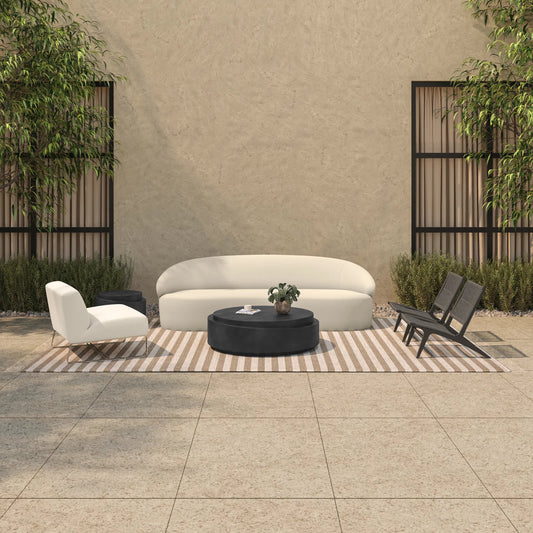 Cosmo Outdoor Table by Moe's Home Collection. Made from concrete, stone in a modern style.