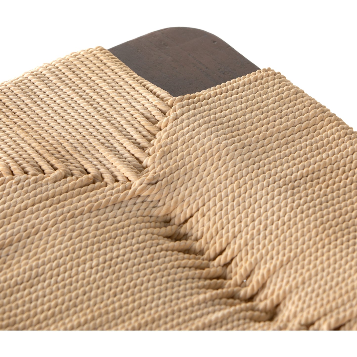007 SR-369220 | Additional Silo | Shona Stool by Four Hands in russet mahogany, vintage cotton. Made from solid mahogany, cotton rope in a rustic style.