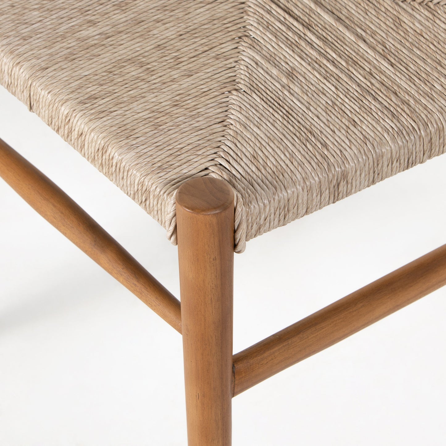 003 SR-369149 | Additional Silo | Muestra Dining Chair by Four Hands. Made from solid teak, 100% polyethylene in a coastal style.