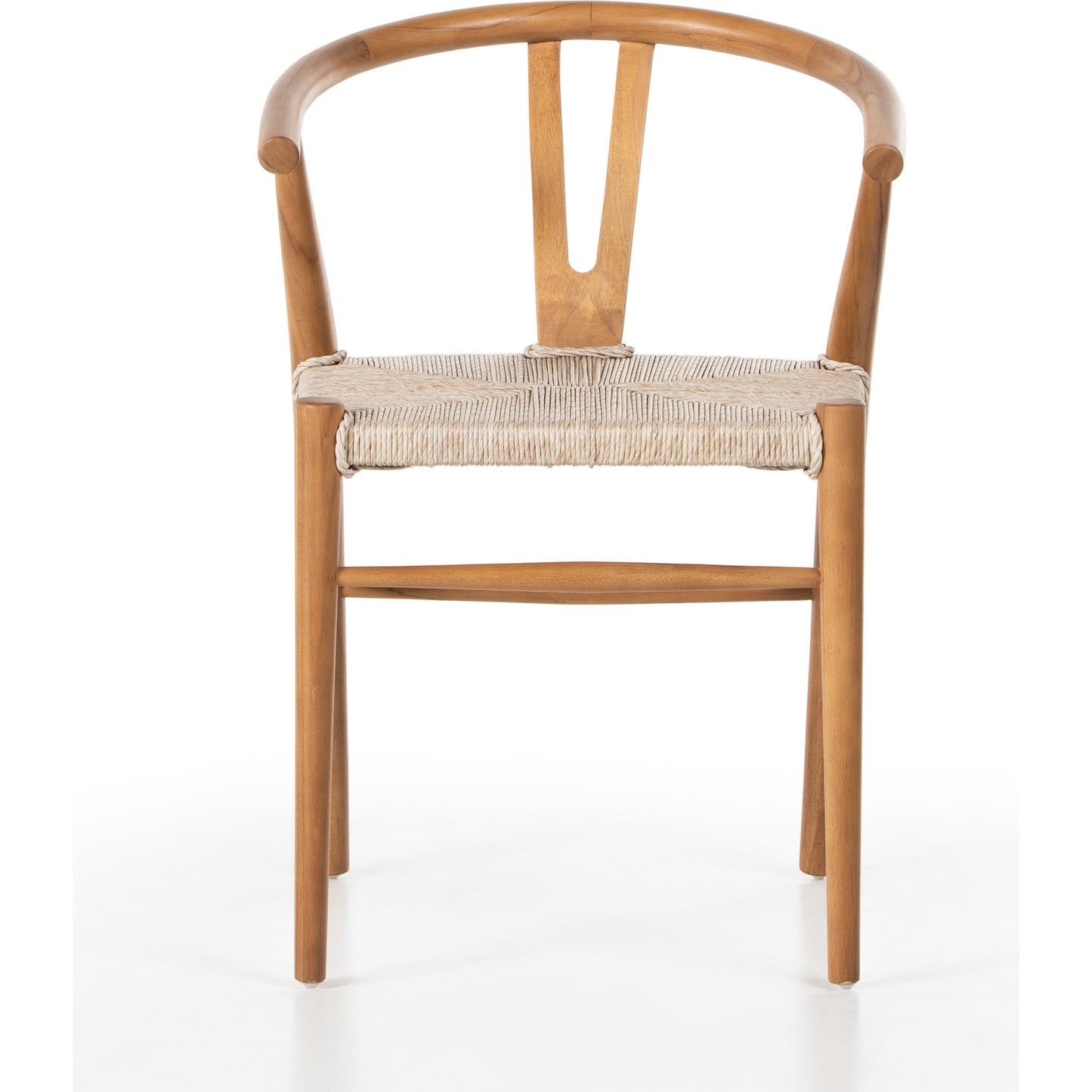 004 SR-369149 | Additional Silo | Muestra Dining Chair by Four Hands. Made from solid teak, 100% polyethylene in a coastal style.