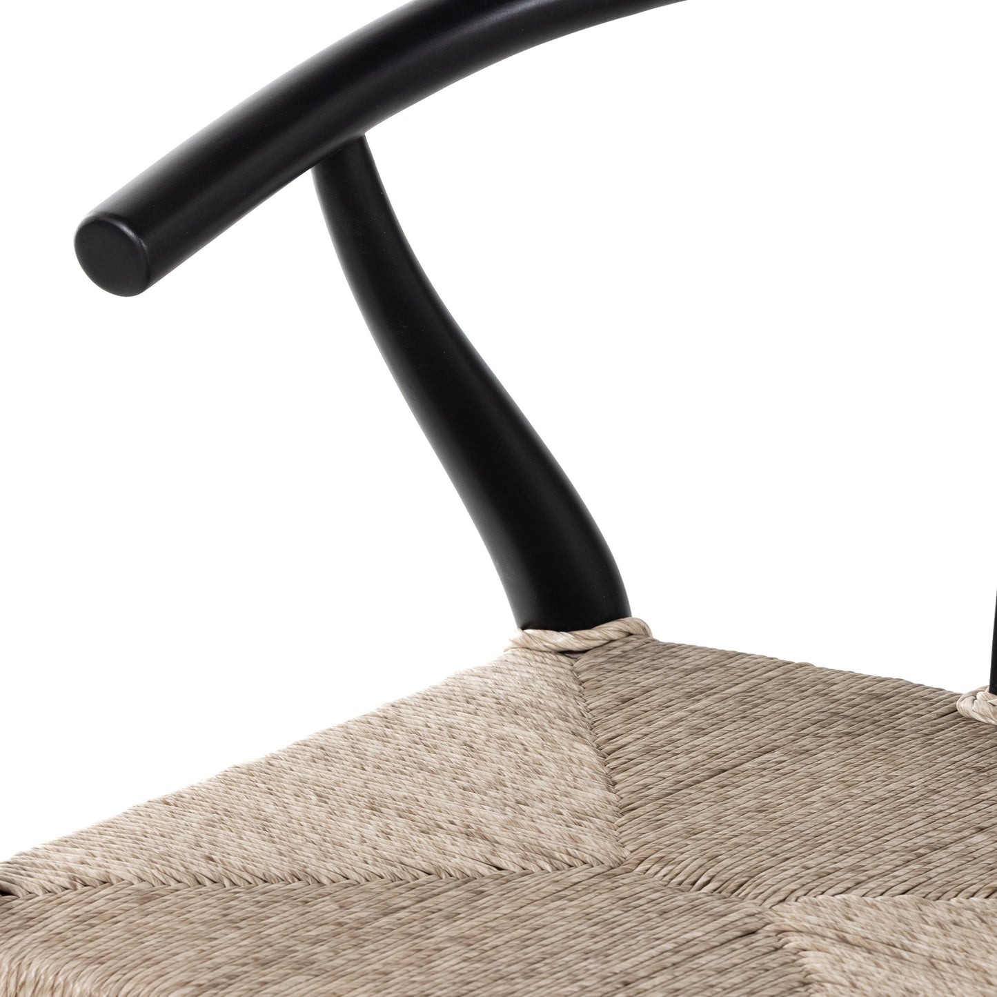026 SR-712750 | Additional Silo | Muestra Counter Stool by Four Hands in vintage white, black teak. Made from solid teak, 100% polyethylene in a coastal style.