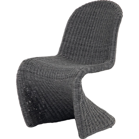 Portia Outdoor Dining Chair by Four Hands. Made from 100% polyethylene, iron in a modern style.