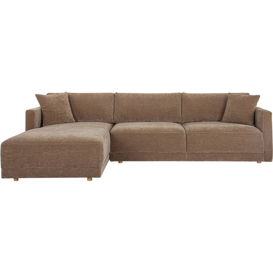 Bryn Sectional Camel by Moe's Home Collection in brown. Made from unique in a transitional style.