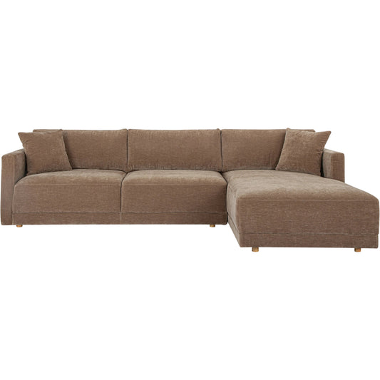 Bryn Sectional Camel by Moe's Home Collection in brown. Made from unique in a transitional style.