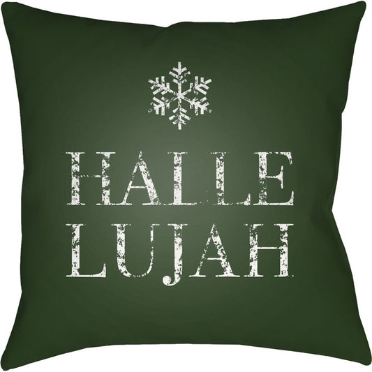 Hallelujah Pillow - 26093 by Livabliss. Made from front: 100% polyester, back: 100% polyester in a traditional style.