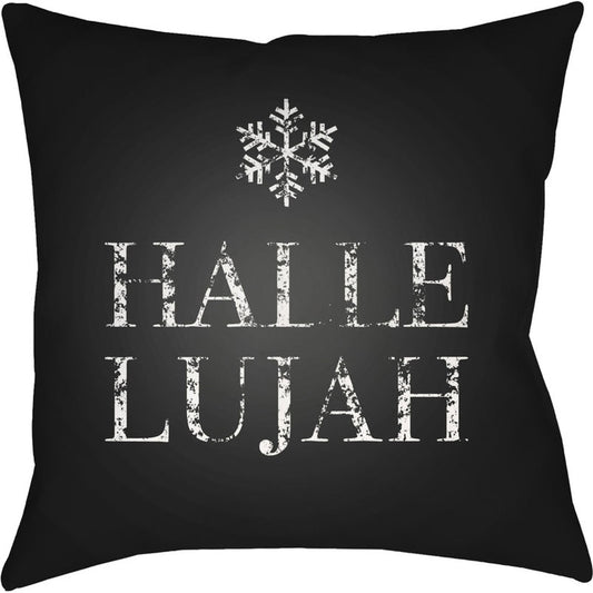 Hallelujah Pillow - 26093 by Livabliss. Made from front: 100% polyester, back: 100% polyester in a traditional style.