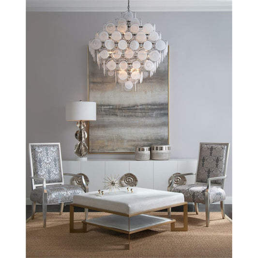 Quartz and Brass Starburst by John-Richard in brass and brass, white. Made from brass, quartz in a eclectic & global style.