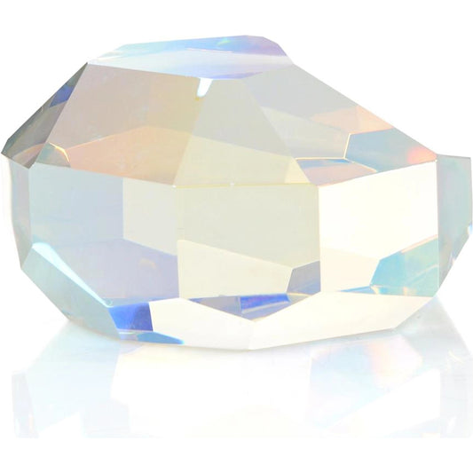 Pastel Prism Crystal Sculpture III by John-Richard in clear, pastel. Made from unique in a modern style.