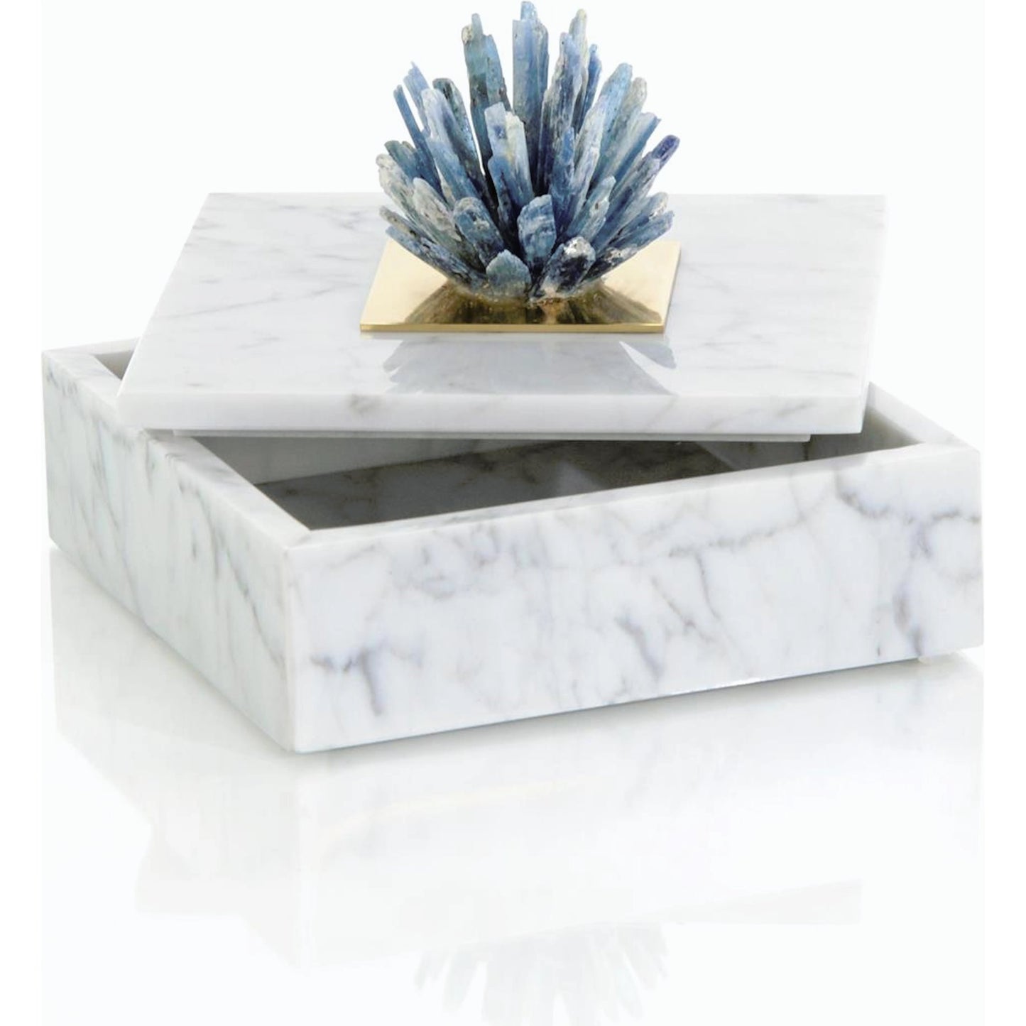 002 SI-2170371 | Additional Silo | Cyanite Starburst and Marble Box by John-Richard. Made from unique in a modern style.