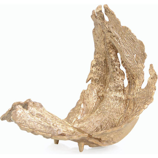 Time-Worn Leaf Sculpture by John-Richard. Made from unique in a modern style.