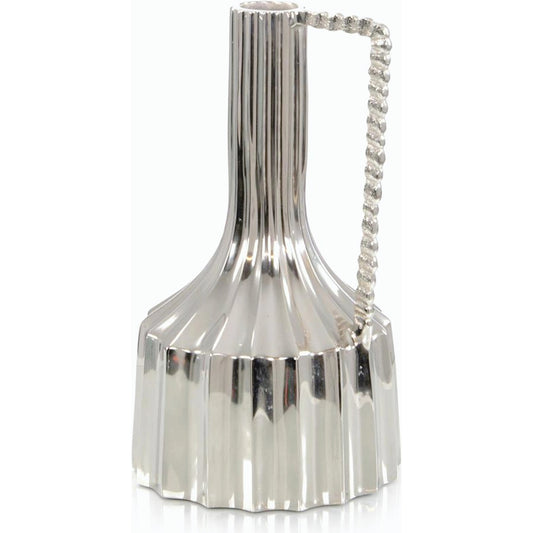 Mykonos Vase II by John-Richard in nickel. Made from unique in a modern style.