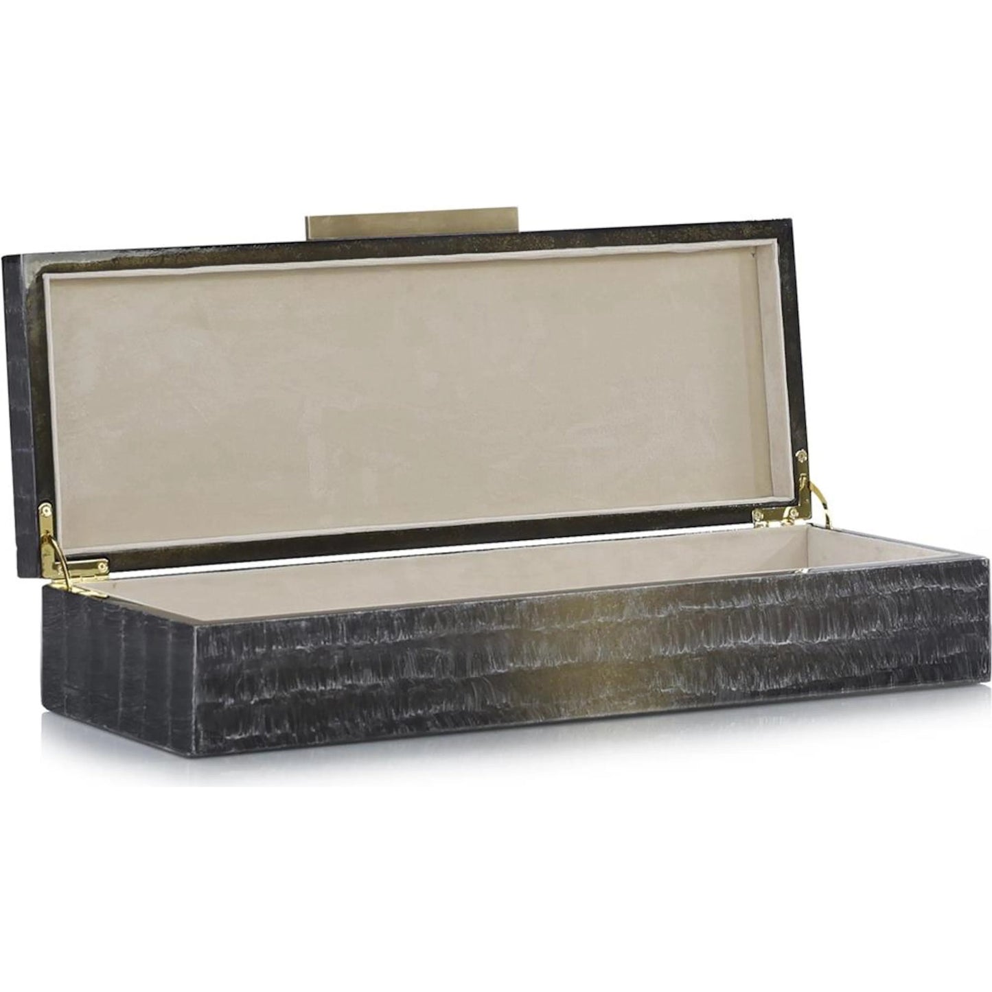002 SI-2373611 | Additional Silo | Moonlit Waves Box by John-Richard in black, silver. Made from unique in a modern style.