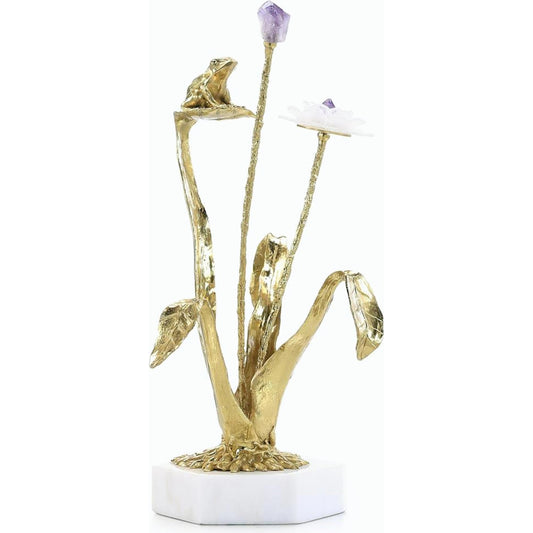 Stone Garden Sculpture on Marble Base I by John-Richard. Made from unique in a modern style.