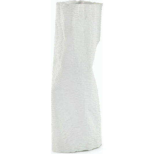 Creased Porcelain Vase by John-Richard. Made from unique in a modern style.