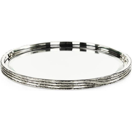 Ringed Tray by John-Richard. Made from unique in a transitional style.