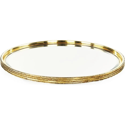 Ringed Tray by John-Richard. Made from unique in a transitional style.