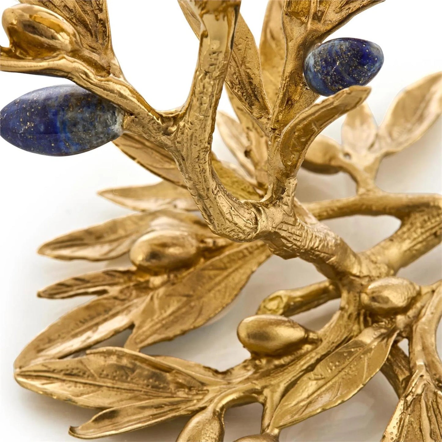 004 SI-2629137 | Unknown | Brass Flora Candleholder by John-Richard. Made from unique in a unique style.