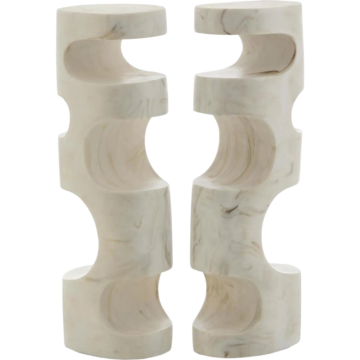 000 SI-2629063 | Primary Silo | Alcove Sculptures (Set of 2) by John-Richard. Made from unique in a unique style.