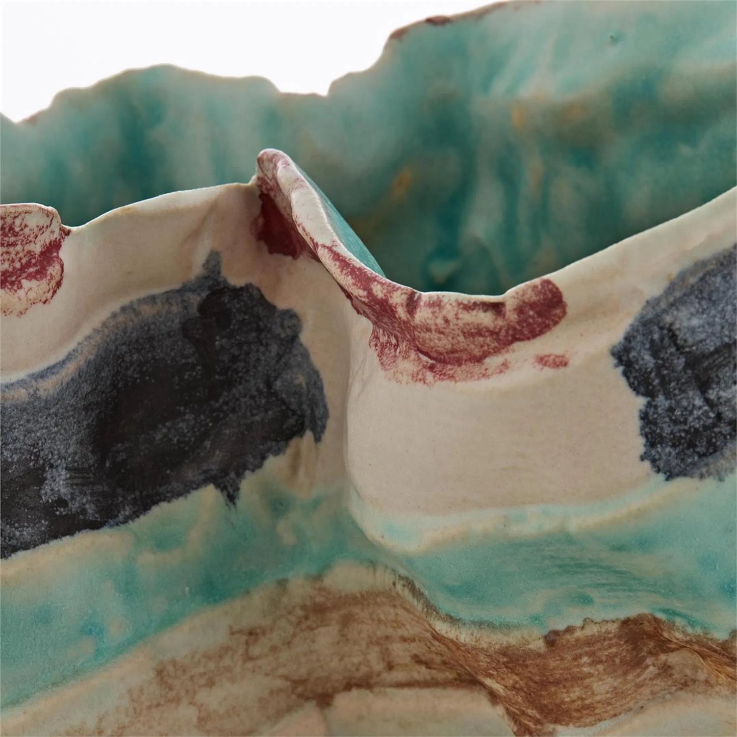 004 SI-2629171 | Unknown | Chromatic Strata Vase by John-Richard. Made from unique in a unique style.