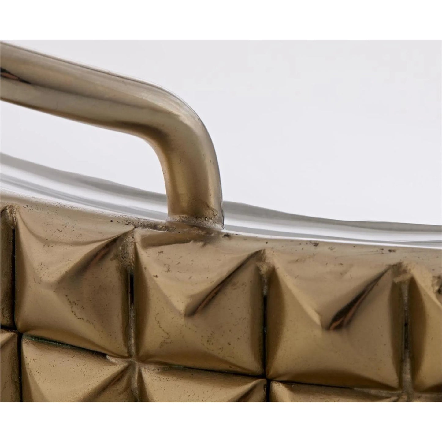 001 SI-2629600 | Unknown | Studded Tray by John-Richard. Made from unique in a unique style.