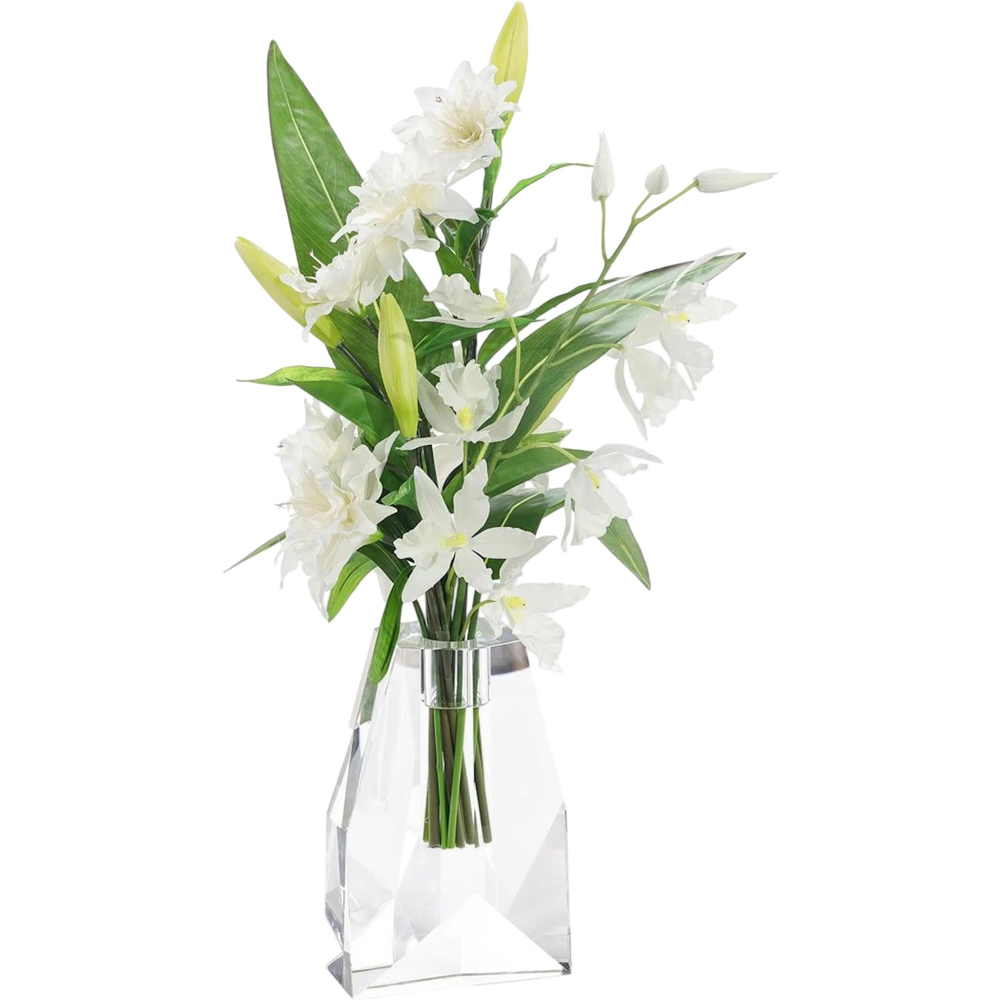 000 SI-2629571 | Primary Silo | Shimmering White Lilies by John-Richard. Made from unique in a unique style.