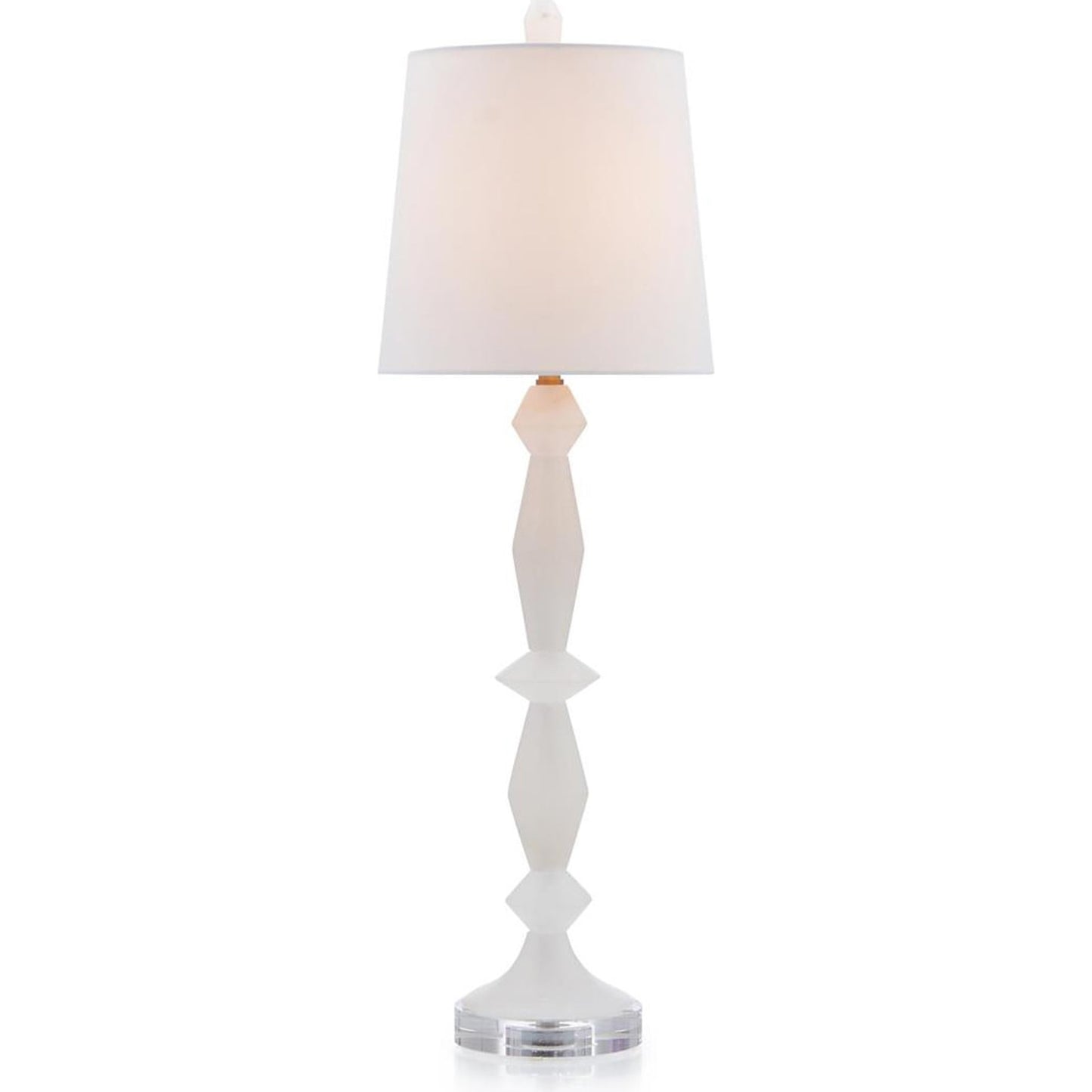 001 SI-1904224 | Primary Silo | Alabaster & Crystal Table Lamp by John-Richard in alabaster. Made from unique in a transitional style.