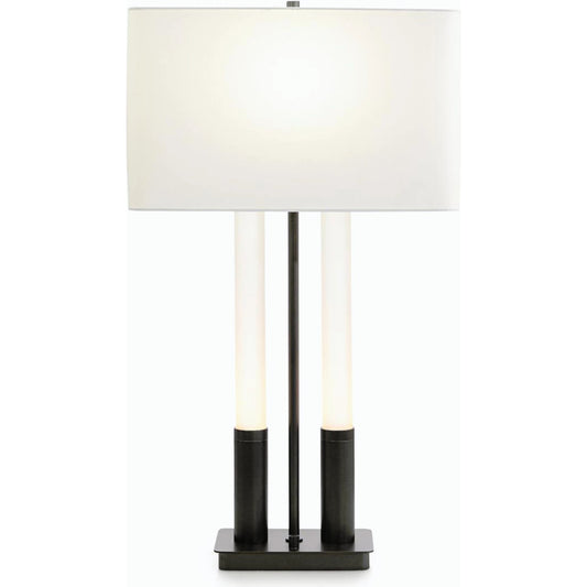 Gemini Table Lamp by John-Richard. Made from unique in a modern style.