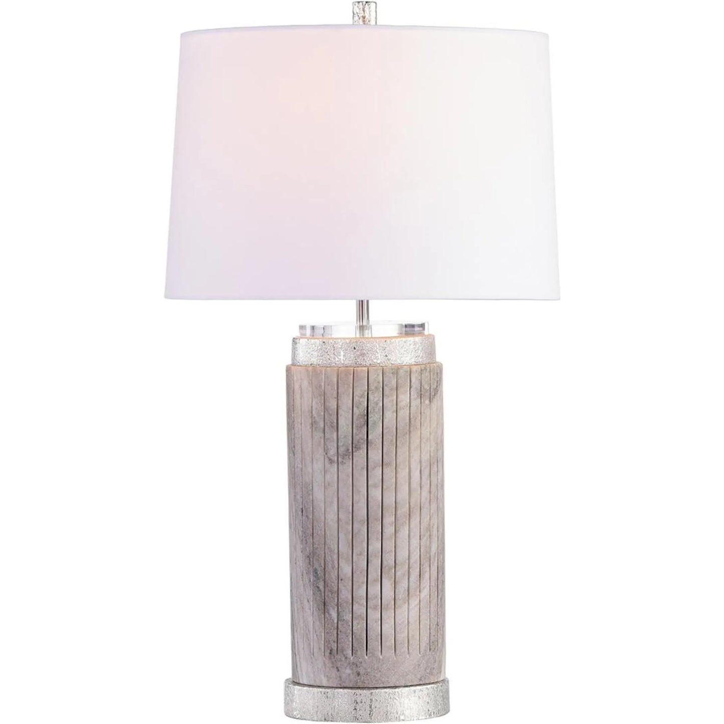 000 SI-2374075 | Primary Silo | Van Aten Table Lamp by John-Richard in beige, nickel. Made from unique in a transitional style.
